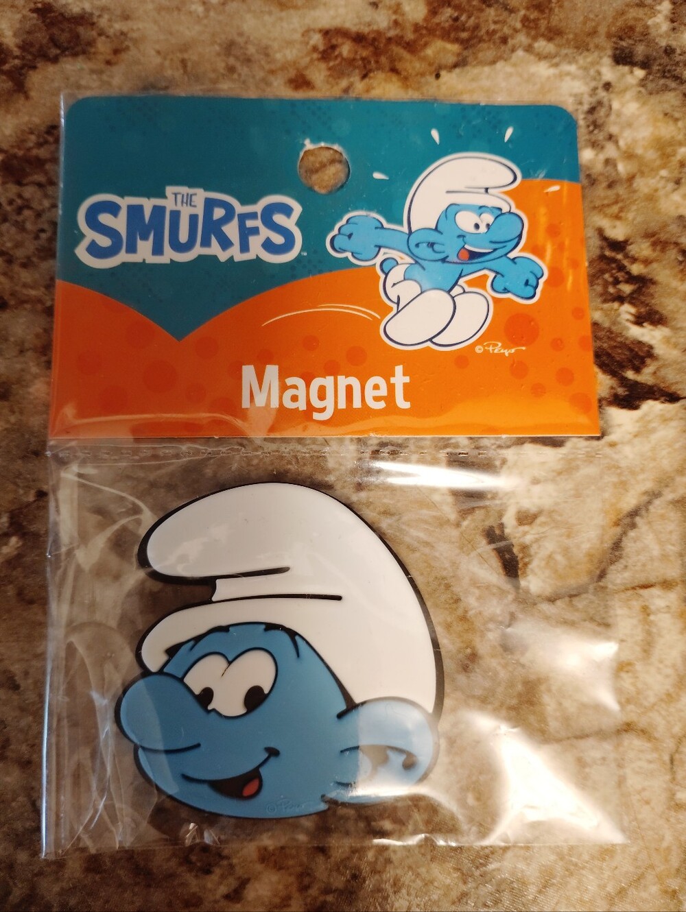 The Smurfs Blue & White Magnet - Smurf Character Accent